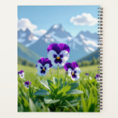 Viooltje Symboliek Kalender Planner (Achterkant)