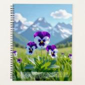 Viooltje Symboliek Kalender Planner (Voorkant)
