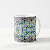 Viooltjes en lampen koffiemok (Voorkant rechts)