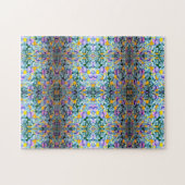 Viooltjes en lampen legpuzzel (Horizontaal)