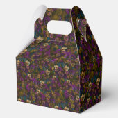 Viooltjes [goud] cadeau dozen bedankdoosjes (Achterkant)
