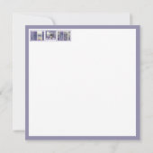 Viooltjes in een maanpot (Achterkant)