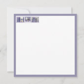 Viooltjes in een maanpot (Achterkant)