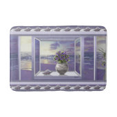 Viooltjes in een maanpot badmat (Voorkant)