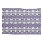 Viooltjes in een maanpot kussensloop (Achterkant)