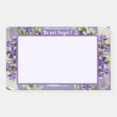 Viooltjes in een maanpot post-it® notes (Voorkant)