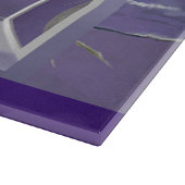 Viooltjes in een maanpot snijplank (Hoek)