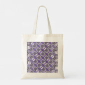 Viooltjes in een maanpot tote bag (Achterkant)