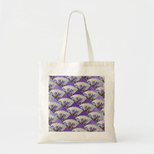 Viooltjes in een maanpot tote bag