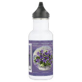 viooltjes in een maanpot waterfles  (Rechts)