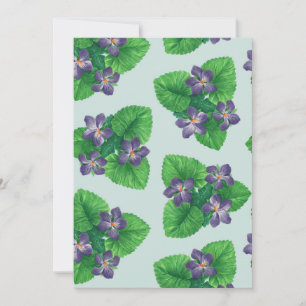 Viooltjes op zee glasblauw