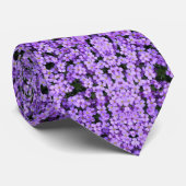 Viooltjes Stropdas Violet Flowers (Opgerold)