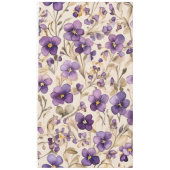 Viooltjes - waterverf tafelkleed (Voorkant)