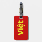 Vioott Bagagelabel (Achterkant verticaal)