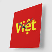 Vioott Vierkante Klok (Hoek)