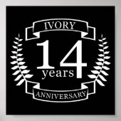 Viory bruiloft 14 jaar poster (Voorkant)