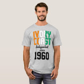 Viory Coast Flag Independence Celebration T-shirt (Voorkant volledig)