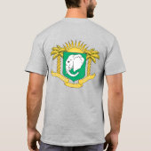 Viory Coast Flag Independence Celebration T-shirt (Achterkant)
