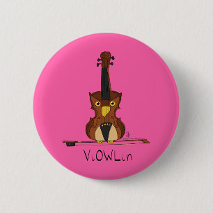 ViOWLin Violin Owl Music Button