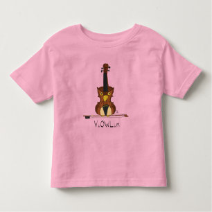 ViOWLin Violin Owl Music Kind Toddler T-Shirt
