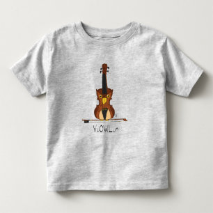 ViOWLin Violin Owl Music Kind Toddler T-Shirt