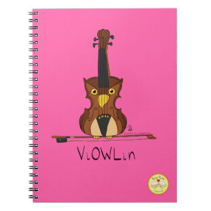 ViOWLin Violin Owl Music Notitieboek