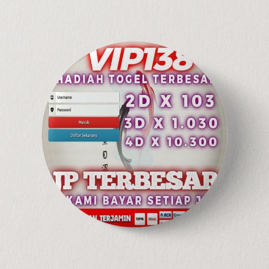 VIP138 - Bonus 100% Di depan Ronde Button 5,7 Cm (Voorkant)