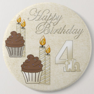 VIP 4TH BD-Button Ronde Button 6,0 Cm