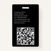 VIP Aangepaste Evenement of Concertnaam Alle Toega Badge (Achterkant)