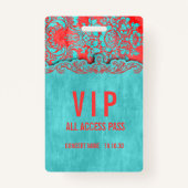 VIP Al Naam van de Foto Aangepast concertbadge van Badge (Voorkant)