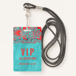 VIP Al Naam van de Foto Aangepast concertbadge van Badge
