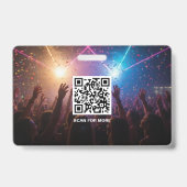 VIP All Access Concert | Backstage Pass Fest Badge (Achterkant)