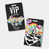 VIP All Access Concert Pass Badge (Voor- en achterkant)