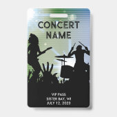 VIP All Access-concertbadge Badge (Achterkant)