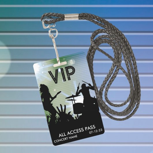 VIP All Access-concertbadge Badge