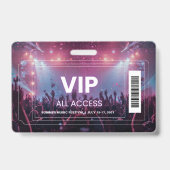 VIP All Access-concertbadge | Festival Backstage Badge (Voorzijde)