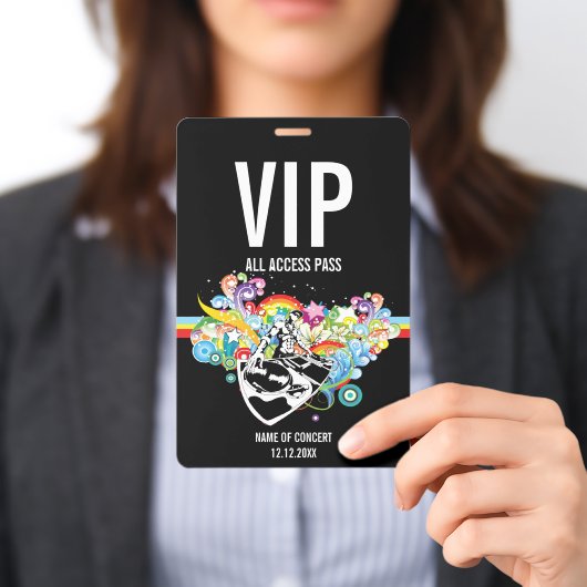 VIP All Access-concertpas Badge (Gepresenteerd)