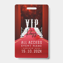 VIP All Access-evenement Badge