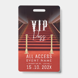 VIP All Access-evenement Badge