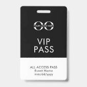 VIP All Access-evenement Badge (Achterkant)