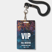 VIP All Access Event Pas | Vuurwerk Finale Badge (Achterkant met lanyard)