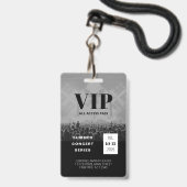 VIP All Access Multi-Datum-Concertbadge Badge (Voorzijde met lanyard)