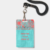 VIP All Access Naam Foto Aangepast Concerbadge Badge (Achterkant met lanyard)