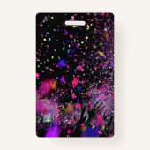 VIP All Access Name Concert Club Party Red  Badge (Achterkant)