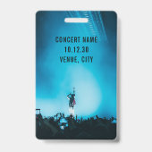 VIP All Access Pas aangepast concert Badge (Achterkant)