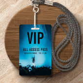 VIP All Access Pass Aangepast concert Badge