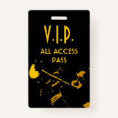 VIP All Access Pass bij Musical Event Vertical Bad Badge (Voorkant)