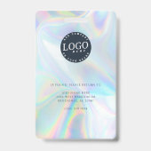 VIP All Access Pass Business Logo Holografisch Badge (Achterkant)