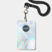 VIP All Access Pass Business Logo Holografisch Badge (Achterkant met lanyard)