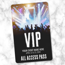 VIP All Access Pass-concert